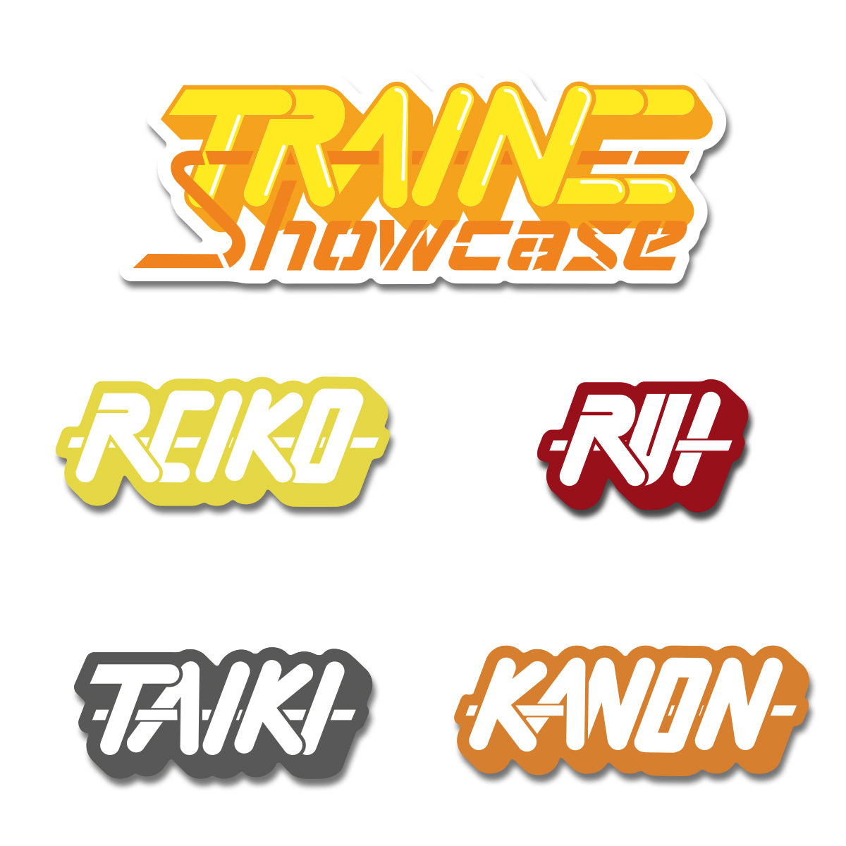 TRAINEE Showcase ステッカーセット