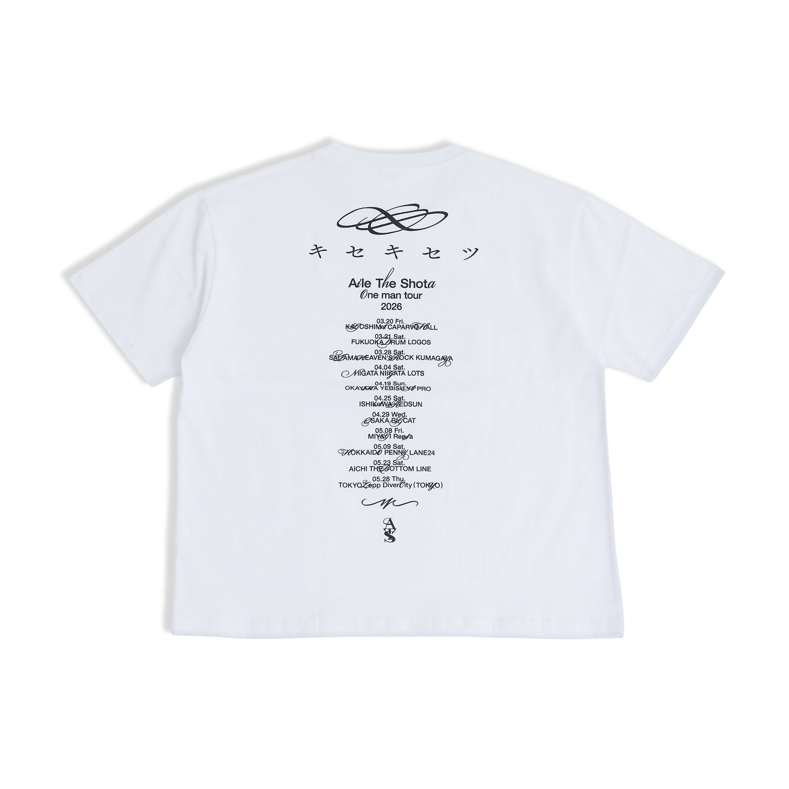 Aile The Shota　キセキセツ　白グラフィックTシャツLサイズとタオル 20260205_99907_1600x.jpg?v=
