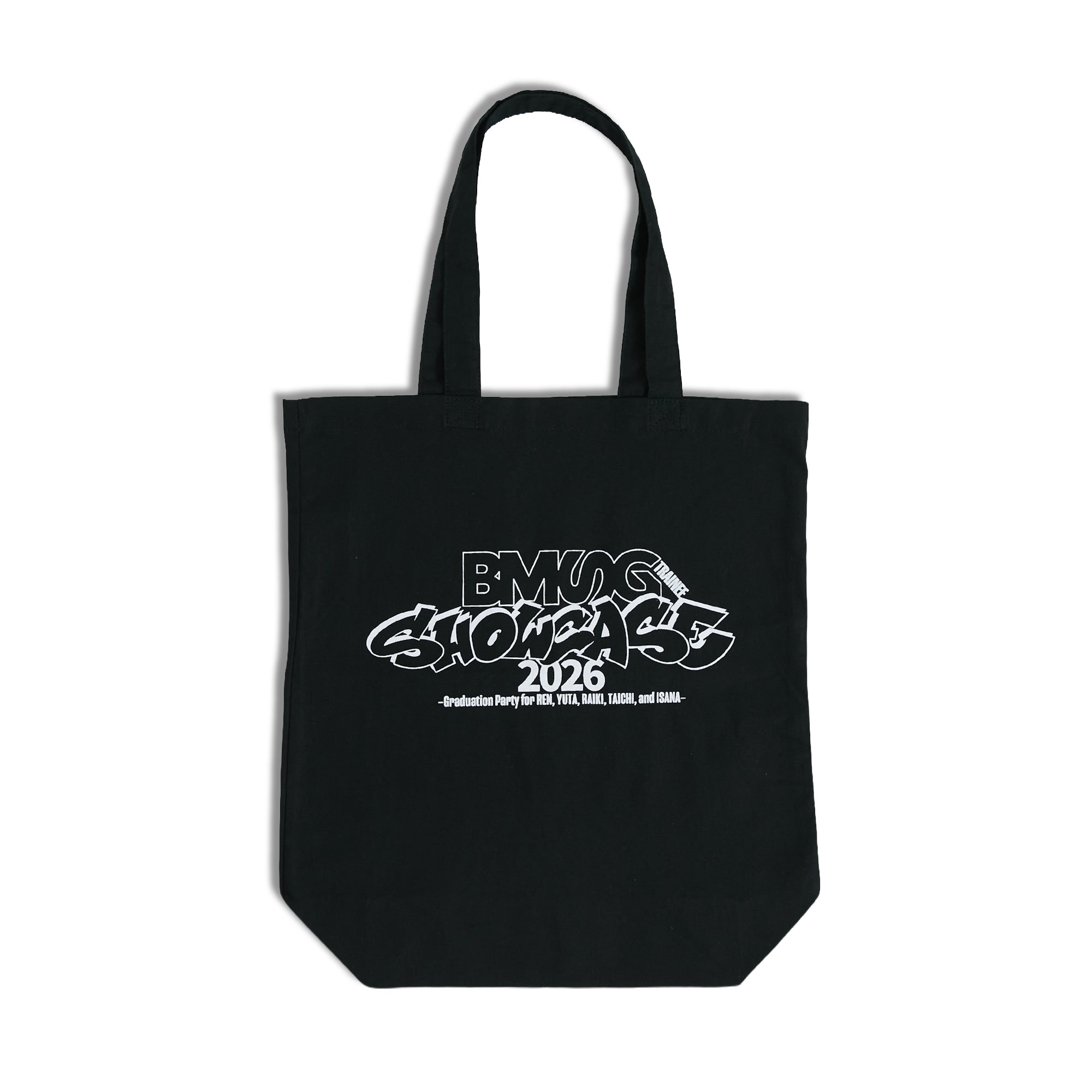 BMSG ロゴ トートバッグ 黒 BMSG TRAINEE SHOWCASE 2026] テイクアウトバッグ