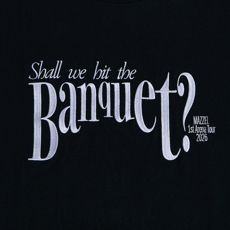 Shall we hit the Banquet?] T-shirt BLACK – BMSG