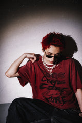 T-Shirt "PERFECTLY DEFECTiVE" MERAH