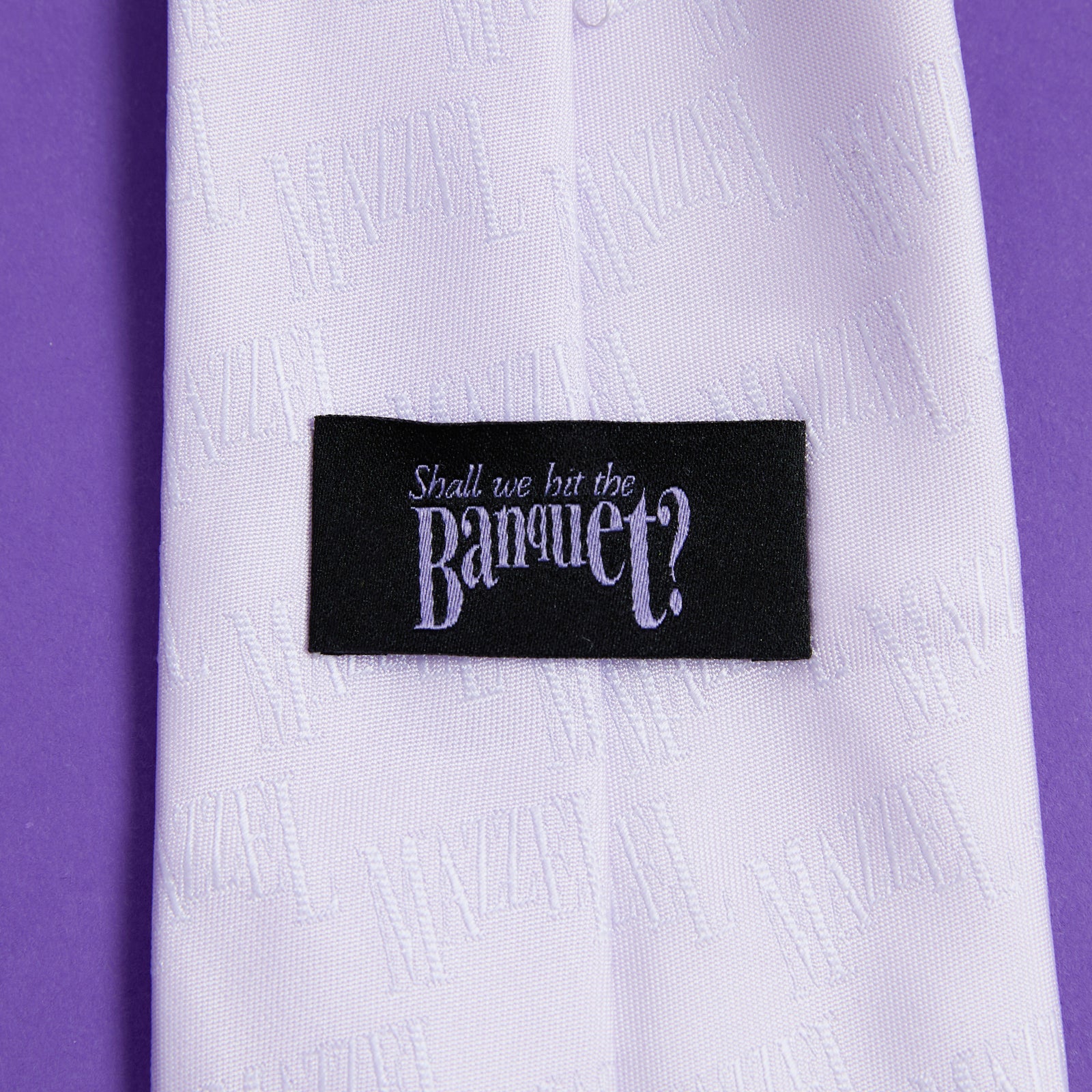 Shall we hit the Banquet?] ネクタイネックレス PURPLE【2026年9月