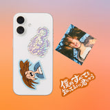 Because you seem to know everything about me Sticker set
