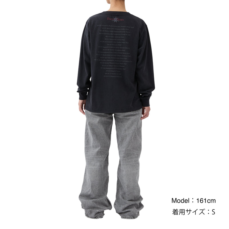 B-RAVE Born to Bloom Tシャツ グレー Mサイズ Born to Bloom ロングスリーブTシャツ【2026年11月下旬から順次発送
