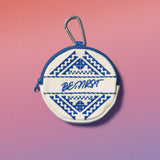 Missing embroidered mini pouch