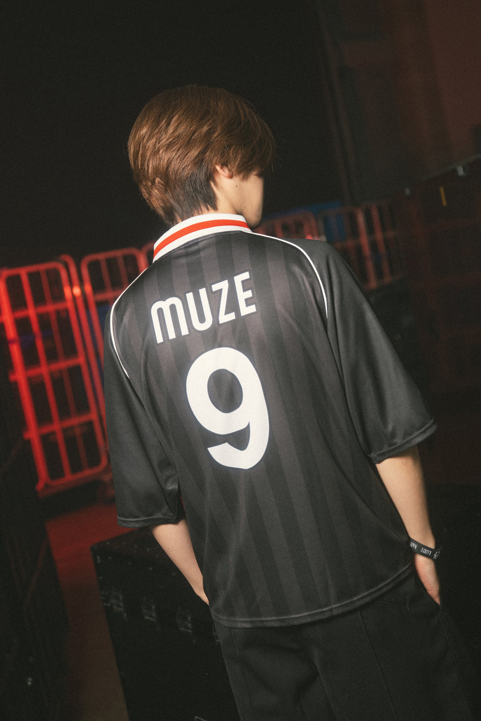 MAZZEL マーゼル　サッカーシャツ Mサイズ 新品　未開封 Shall we hit the Banquet?] MAZZELサッカーシャツ【2026年7月上旬より