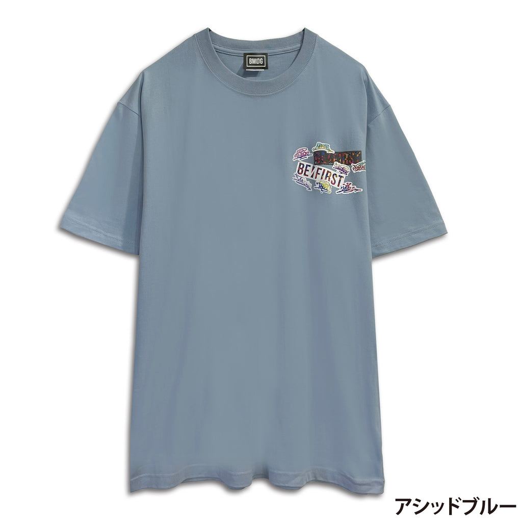 BE:FIRST  Tシャツ  BOOM BOOM BACK XLアシッドブルー