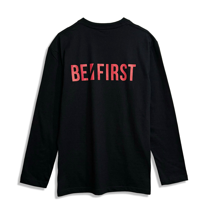 BE:FIRST ロングスリーブTシャツ BLACK【4/8〜13発送予定】 – BMSG