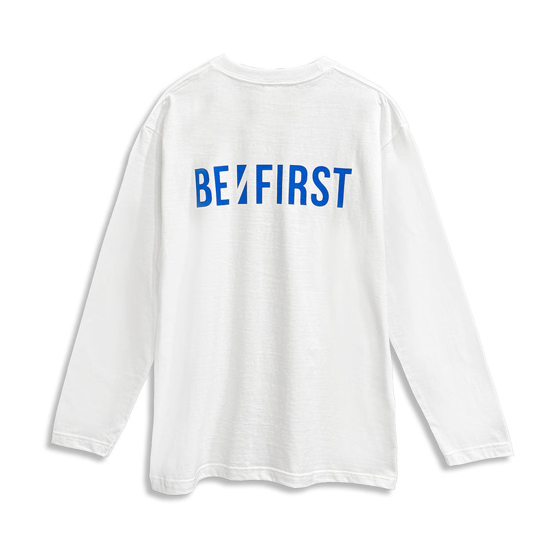 BE:FIRST Long Sleeve T-Shirt WHITE