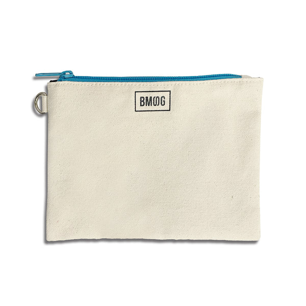 BMSG logo flat pouch (aqua)