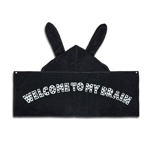 “BRAIN LAND” Hooded Towel