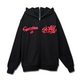 ️Split Zip Hoodie BLACK