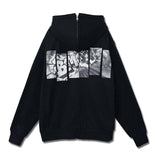 ️Split Zip Hoodie BLACK