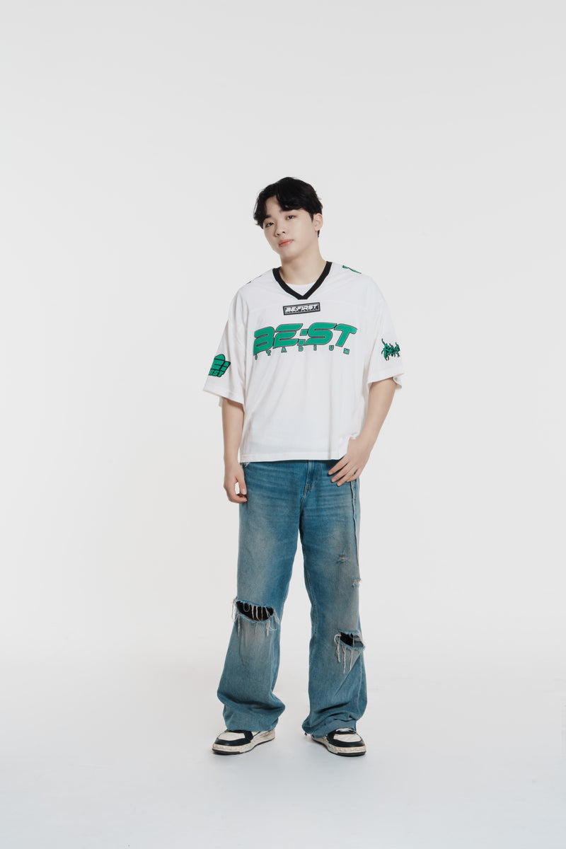We are the “BE:ST” メッシュゲームシャツ – BMSG