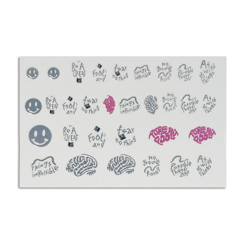 “BACK TO AGF” Nail Stickers