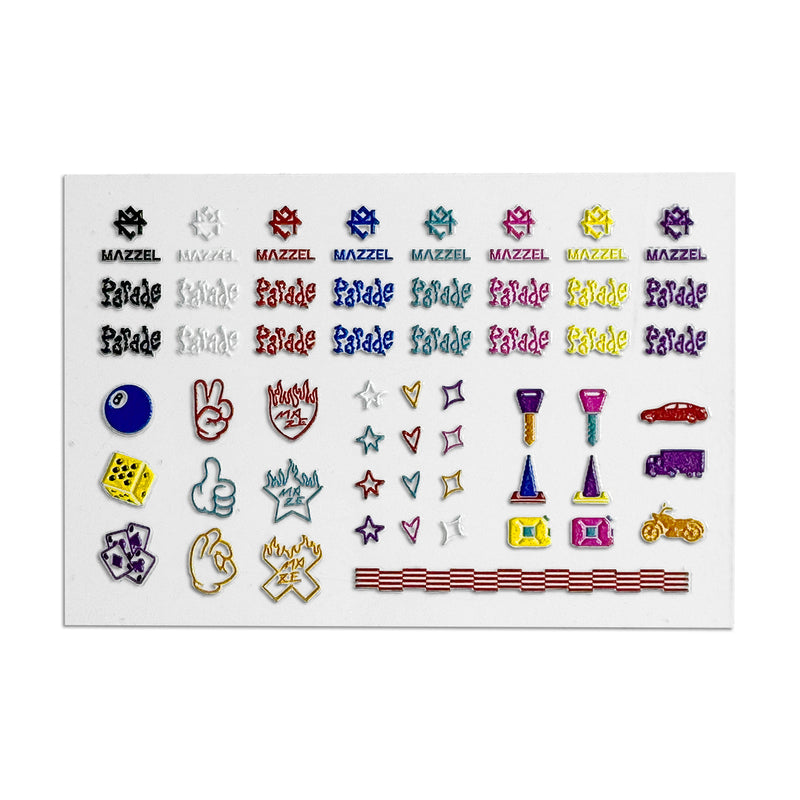 MAZZEL "Parade" nail stickers