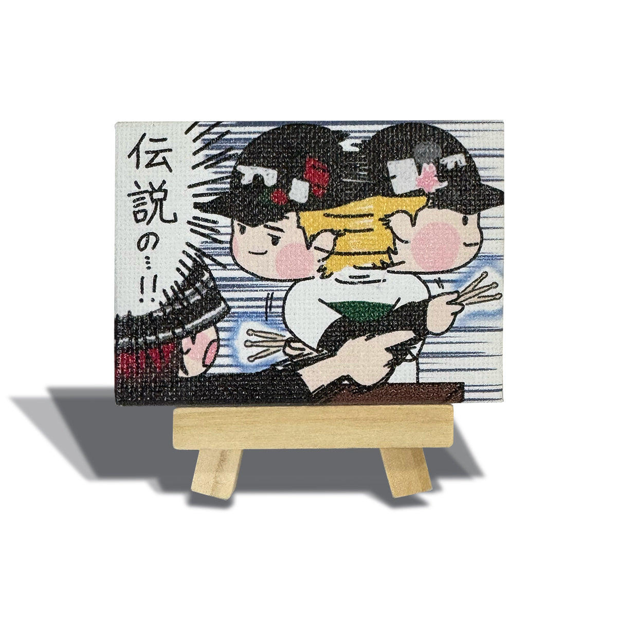 アオペラ キャンパスアート アオサギ キャンバス、アクリルガッシュ 318mm×410mm 2025