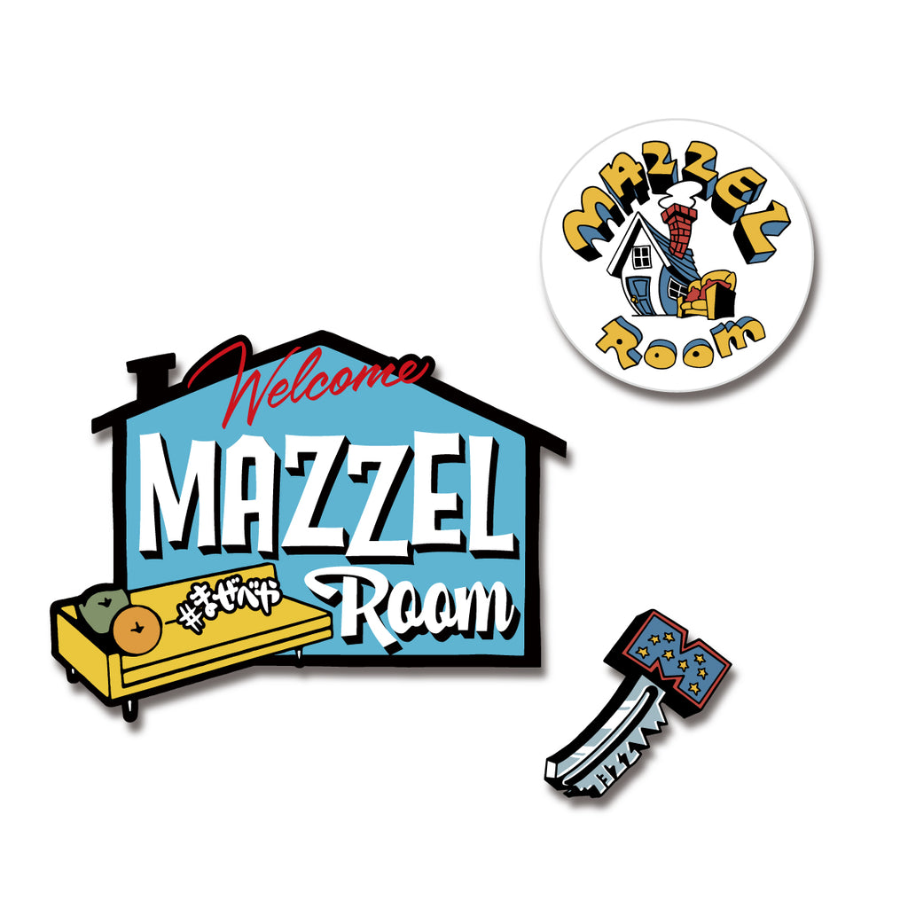 MAZZEL ROOM ステッカーセット【12月上旬発送予定】 – BMSG