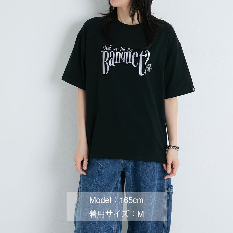 Shall we hit the Banquet?] Tシャツ BLACK – BMSG