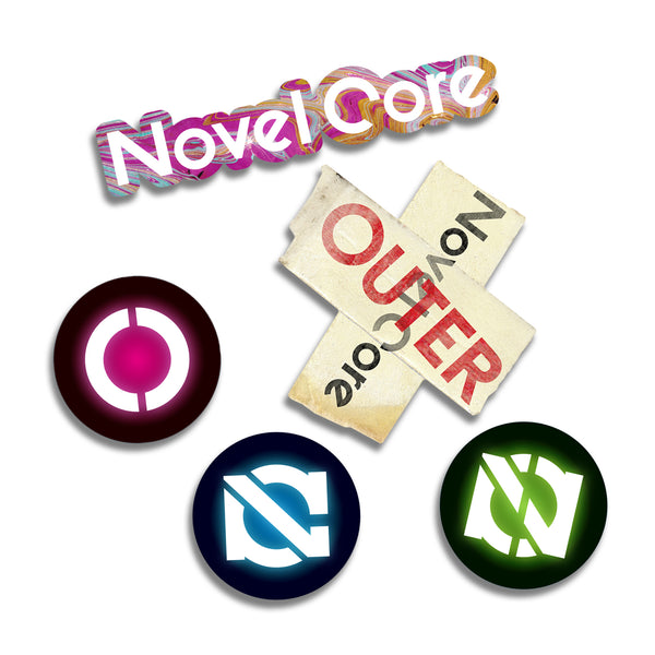 Novel Core Logo stickers