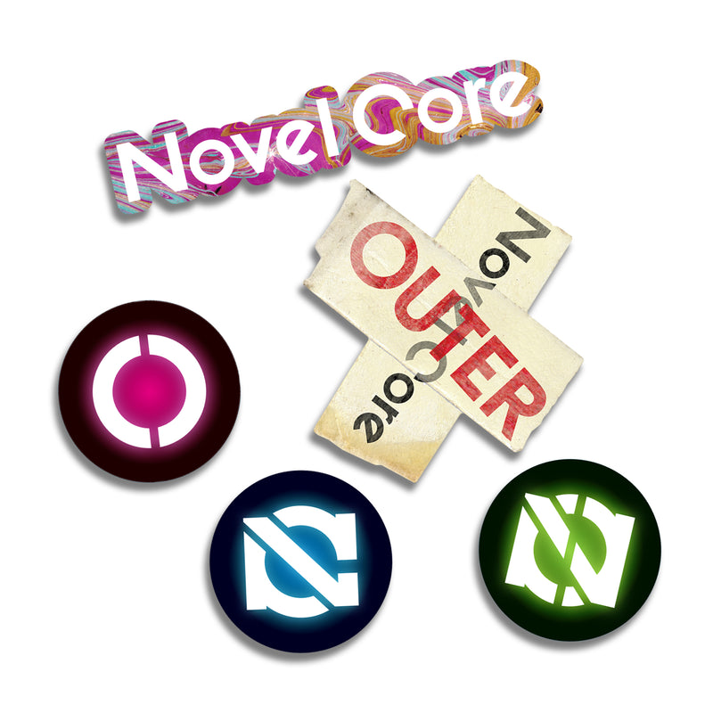 Novel Core Logo stickers