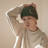 MAZZEL “只有你”毛皮無簷小便帽