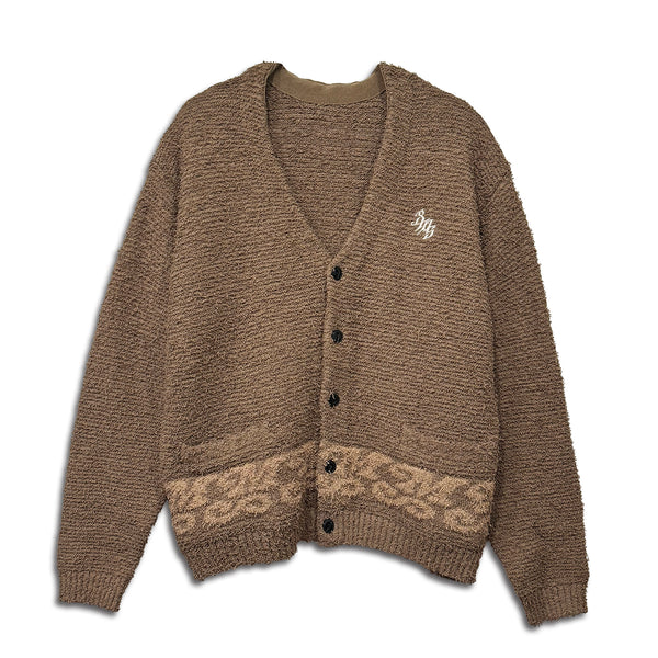 ShowMinorSavage Jacquard Cardigan [Scheduled to ship at the end of September]